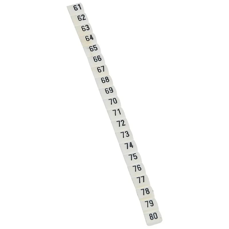 Legrand Bezeichnungsschild 038153 CAB 3 0,5-1,5mm "61-80"