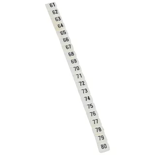 Legrand Bezeichnungsschild 038153 CAB 3 0,5-1,5mm "61-80"