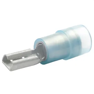 Klauke Flachsteckhülse n. DIN 2,8x0,5mm 1,5-2,5qmm blau VZ iso. 8301