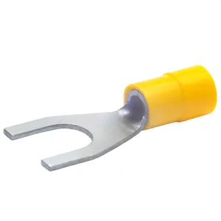 Klauke Quetschkabelschuh n. DIN Gabelform M5 4-6qmm isoliert 650C5