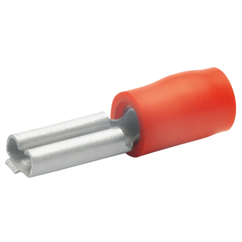 Klauke Flachsteckhülse n. DIN 2,8x0,8mm 0,5-1qmm rot verzinnt 8201A