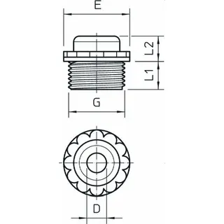 OBO Einschraubnippel 90 M16 – Bild 2