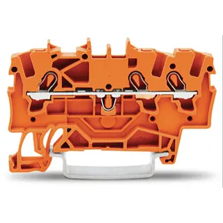 WAGO 3 Leiter Durchgangsklemme 2001-1302 TOPJOB S orange 1,5qmm