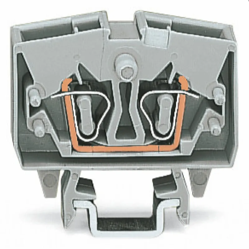 WAGO 2 Leiter Mini Durchgangsklemme 264-701 2,5qmm grau