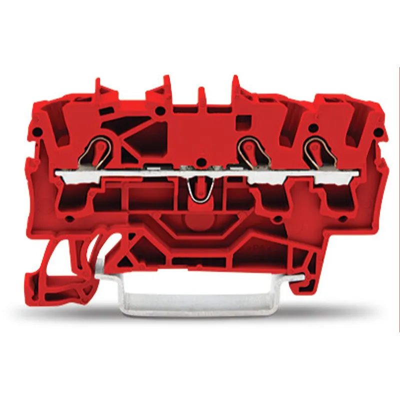 WAGO 3 Leiter Durchgangklemme 2002-1303 TOPJOB S rot 2,5qmm