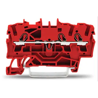 WAGO 3 Leiter Durchgangklemme 2002-1303 TOPJOB S rot 2,5qmm