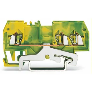 WAGO 3-Leiter-Schutzleiterklemme 1,5 mm? für Anwendungen Ex e II geeignet grün-gelb 279-687/999-950