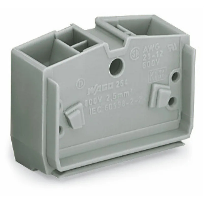 WAGO 4 Leiter Mittelklemme 264-351 0,08-2,5qm grau
