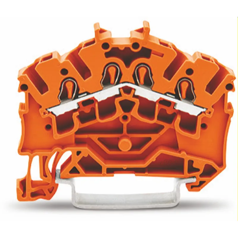 WAGO 4 Leiter Durchgangsklemme 2002-6402 TOBJOB 2,5 (4)mm orange