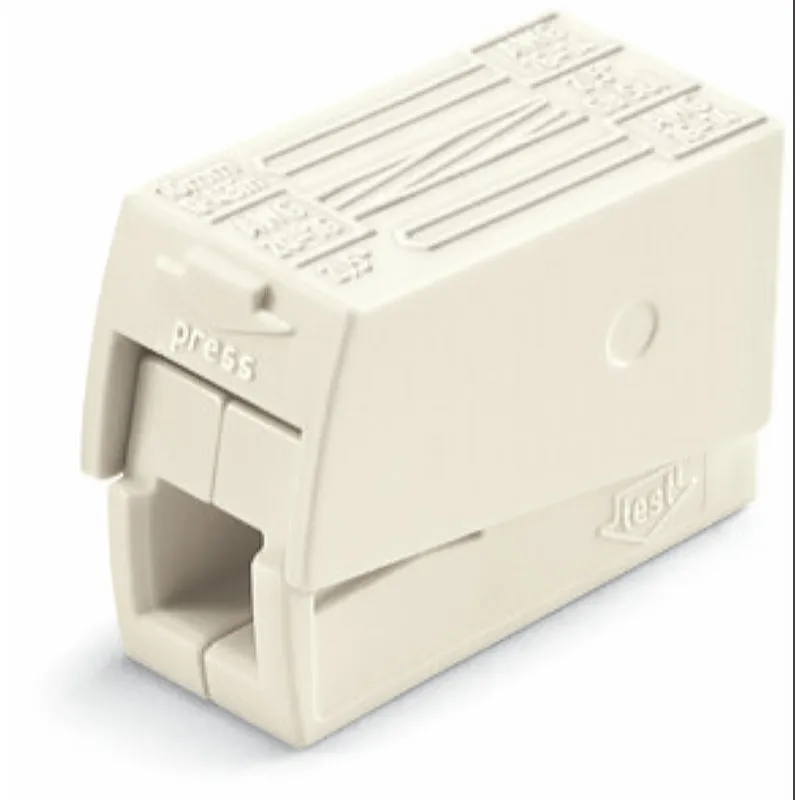 WAGO 2 Leuchtenklemme 224-112 weiss