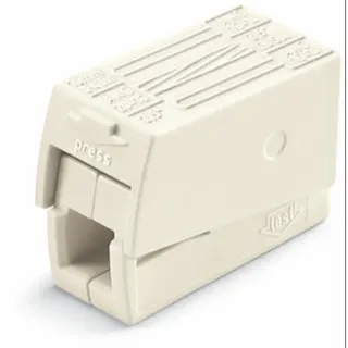 WAGO 2 Leuchtenklemme 224-112 weiss