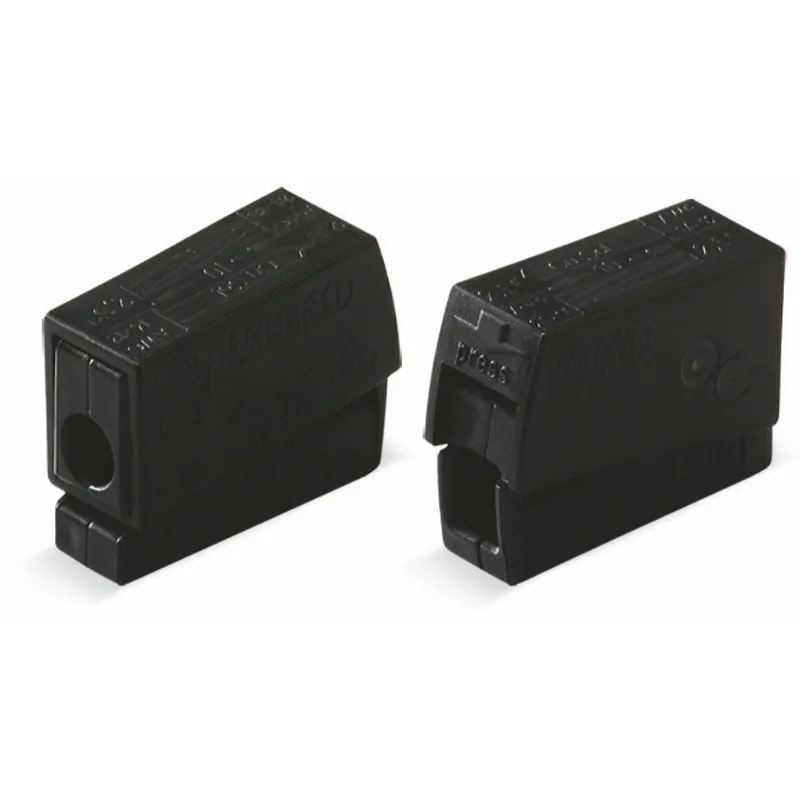 WAGO Leuchtenklemme 224-104 schwarz