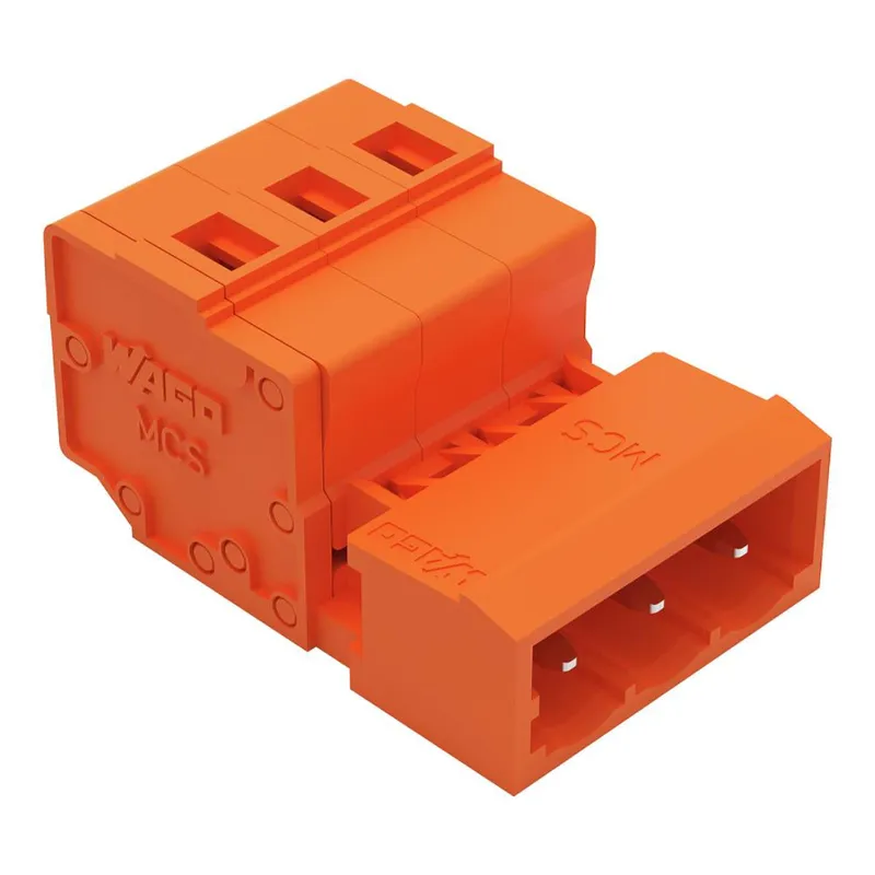WAGO Stiftleiste 231-633 3polig 5,08mm orange
