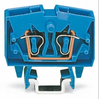 WAGO Durchgangsklemme 2-Leiter Mini f. Anwendungen Ex i blau