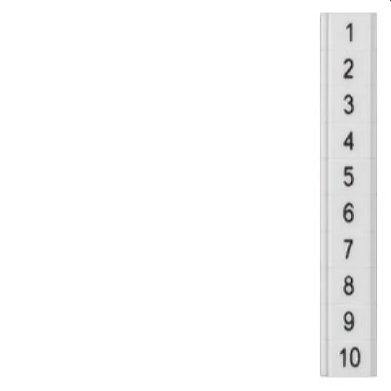 Siemens Schild flach, quer 71-80 Gr.ZBF4 8WH8141-1AB75