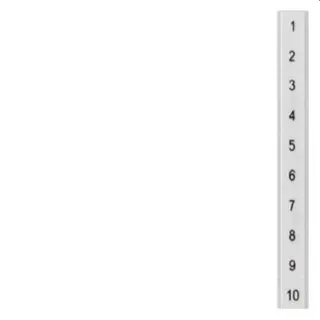 Siemens Schild flach, quer 21-30 Gr.ZBF8 8WH8141-4AB25