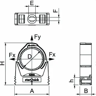 OBO starQuick-Schelle SQ-10 9,5-12mm lichtgrau – Bild 2