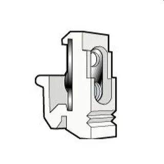 Legrand Adapter Fixocab f.G-Profilschiene f.Schrauben M4