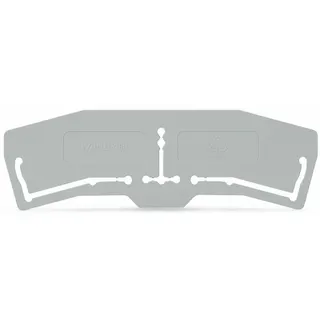 WAGO Trennwand 1 mm dick 3 mm überstehend grau 280-394
