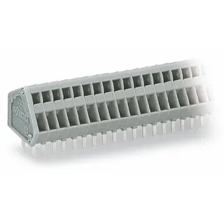 WAGO Leiterplattenklemme 0,5 mm? Rastermaß 2,5 mm grau 233-104