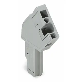 WAGO 1-Leiter Federleiste, abgewinkelt CAGE CLAMP® 4 mm? grau 769-102/022-000