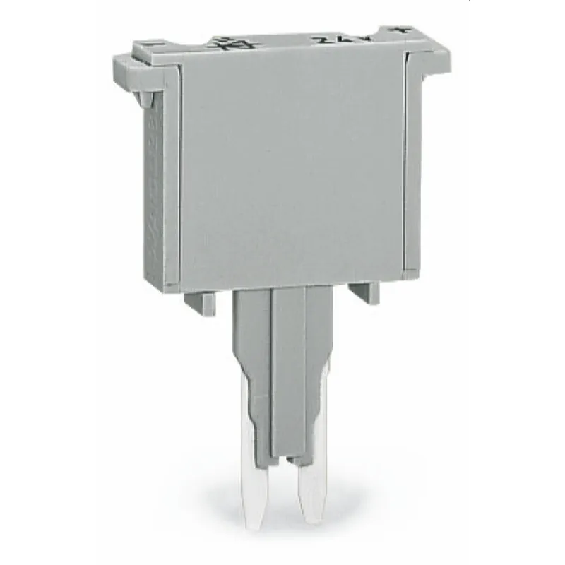 WAGO Sicherungsstecker mit eingelöteter Miniatursicherung 2 A FF grau 280-856