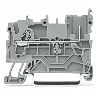 WAGO 1-Leiter/1-Pin-Basisklemme 2,5 mm? für Anwendungen Ex nA geeignet grau 2022-1201/999-953