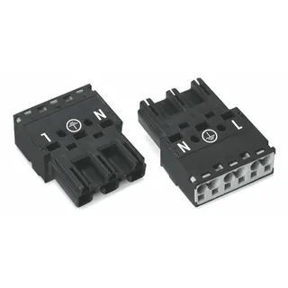 WAGO Stecker 3-polig Kod. A schwarz 770-213