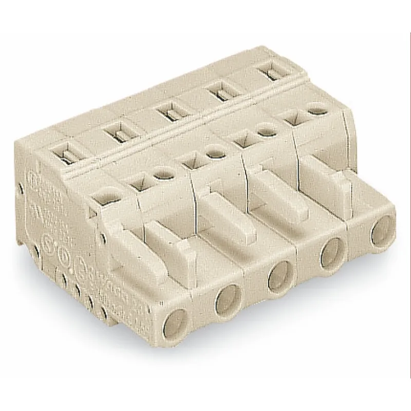 WAGO 1-Leiter-Federleiste CAGE CLAMP® 2,5 mm? lichtgrau 721-203/026-000