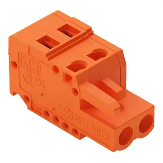 WAGO 1-Leiter-Federleiste CAGE CLAMP® 2,5 mm? orange 231-303/026-000