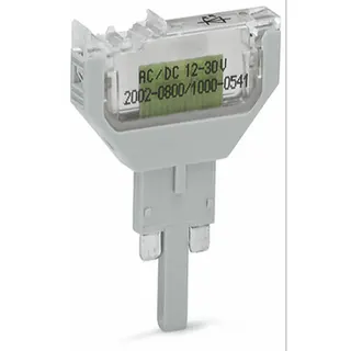 WAGO Bauelementestecker für Basisklemmen 1-polig grau 2002-800/1000-542