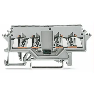 WAGO Bauelementklemme 4 Leiter mit Diode 1N4007 grau 280-623/281-410