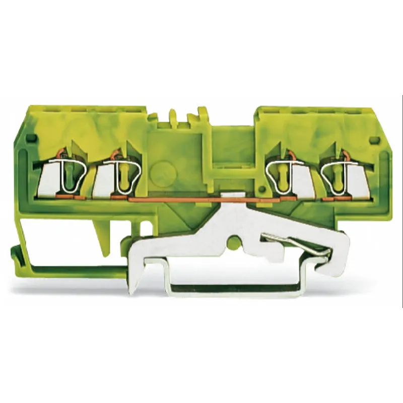 WAGO 4-Leiter-Schutzleiterklemme 1,5 mm? für Anwendungen Ex e II geeignet grün-gelb 279-837/999-950