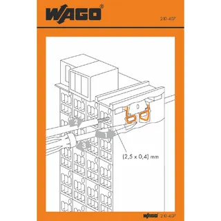 WAGO Handhabungsaufkleber 210-407