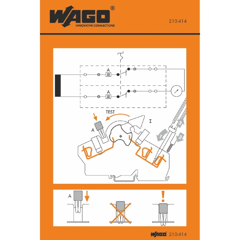 WAGO Handhabungsaufkleber 210-414