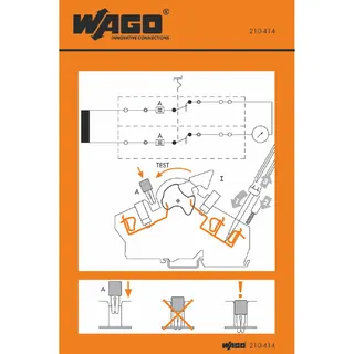 WAGO Handhabungsaufkleber 210-414