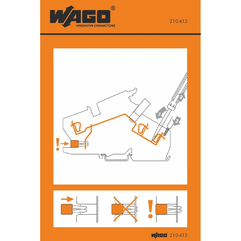 WAGO Handhabungsaufkleber 210-415