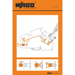WAGO Handhabungsaufkleber 210-415