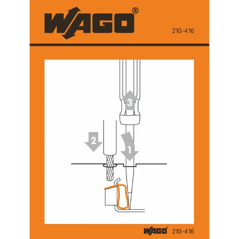 WAGO Handhabungsaufkleber 210-416