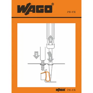 WAGO Handhabungsaufkleber 210-416
