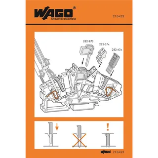 WAGO Handhabungsaufkleber 210-423