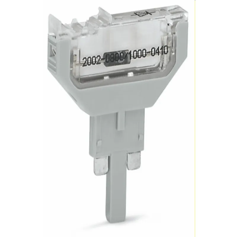 WAGO Bauelementestecker für Basisklemmen 2-polig grau 2002-800/1000-410