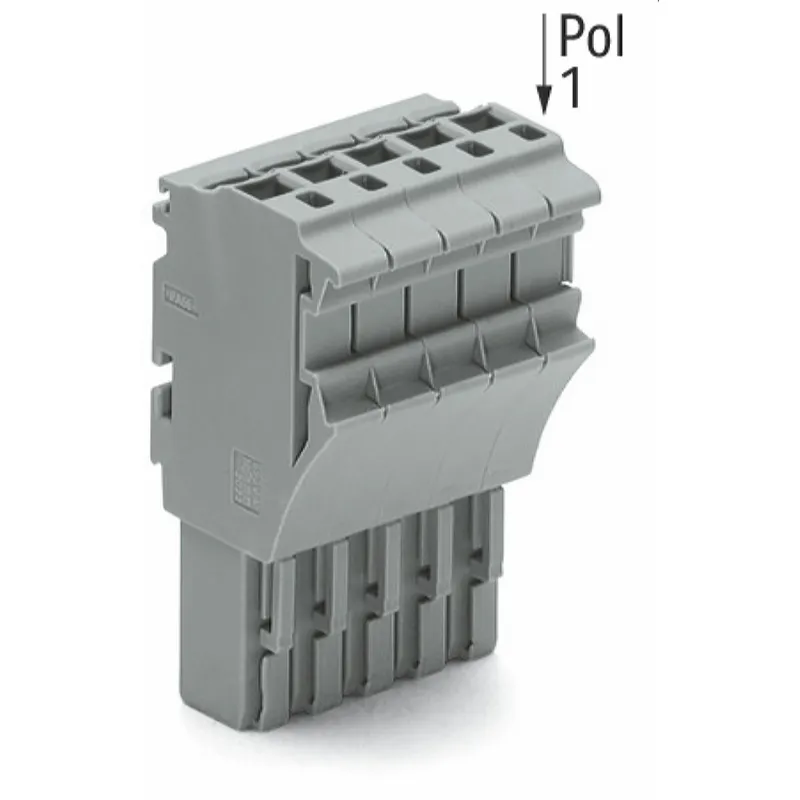 WAGO 1-Leiter-Federleiste Push-in CAGE CLAMP® 4 mm? grün-gelb 2022-105/000-016