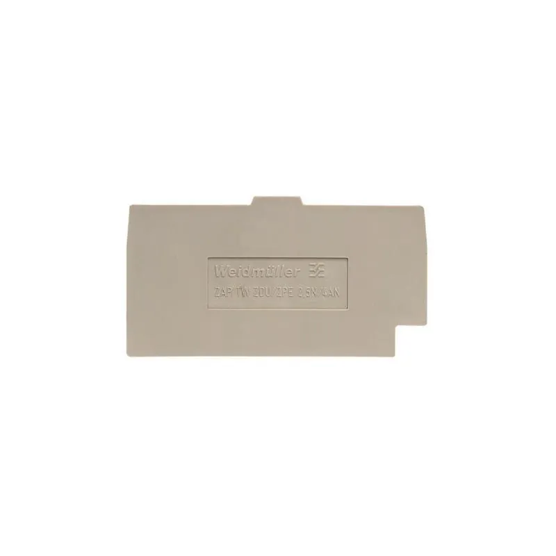Weidmüller Z-Reihe Zubehoer Abschlussplatte ZAP/TW ZDU/ZPE 2.5N/4AN 1933810000