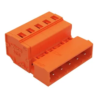 WAGO Stiftleiste 231-635 5polig 5,08mm orange