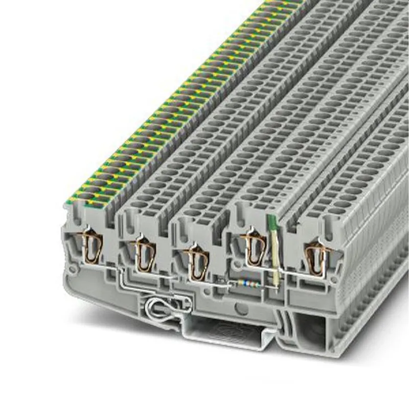 Phoenix Contact Installationsschutzleiterklemme STIO 2,5/4-PE/2B/L-LA24GN/O-M