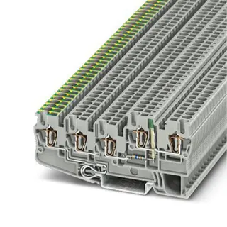Phoenix Contact Installationsschutzleiterklemme STIO 2,5/4-PE/2B/L-LA24GN/O-M