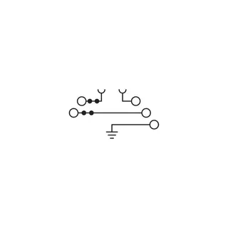 Phoenix Contact Installationsschutzleiterklemme PTB 2,5-PE/L/TG