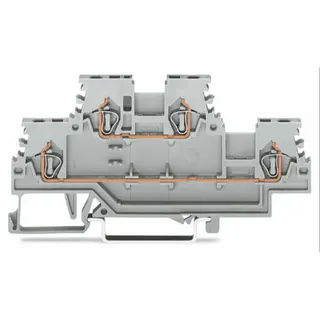 WAGO Doppelstockklemme 279-501 1,5qmm L/L, grau