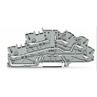 WAGO Installationsetagenklemme 2003-6643 TOPJOB S grau L/L/PE